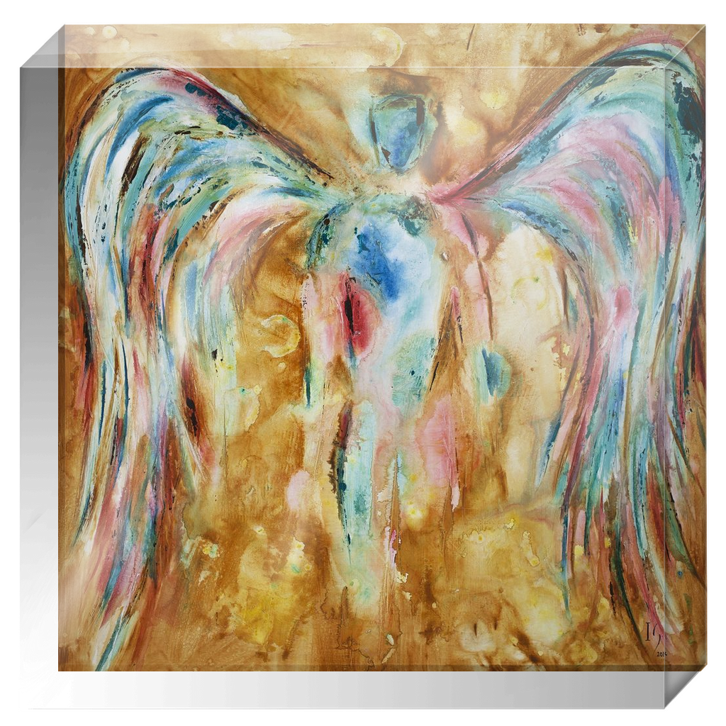 Golden Angel Acrylic Blocks