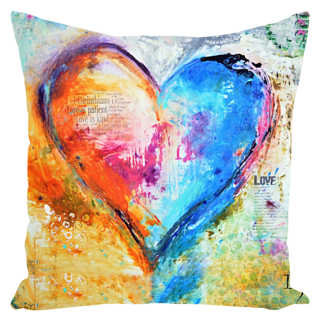 Patience of Love Throw Pillows - ivanguaderramaonlinestores