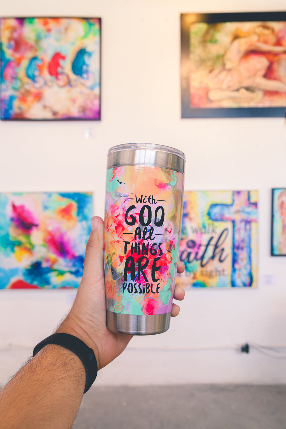 TRUST IN THE LORD WITH ALL YOUR HEART Stainless Steel Tumbler - ivanguaderramaonlinestores