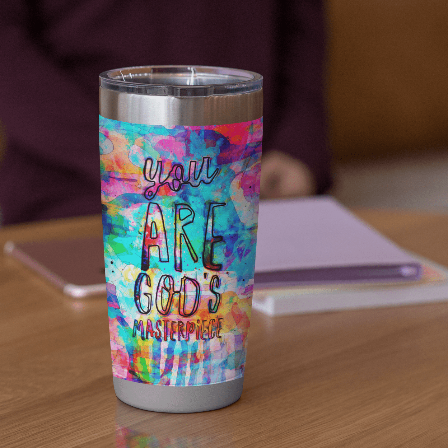 YOU ARE GODS MASTERPIECE Stainless Steel Tumbler - ivanguaderramaonlinestores