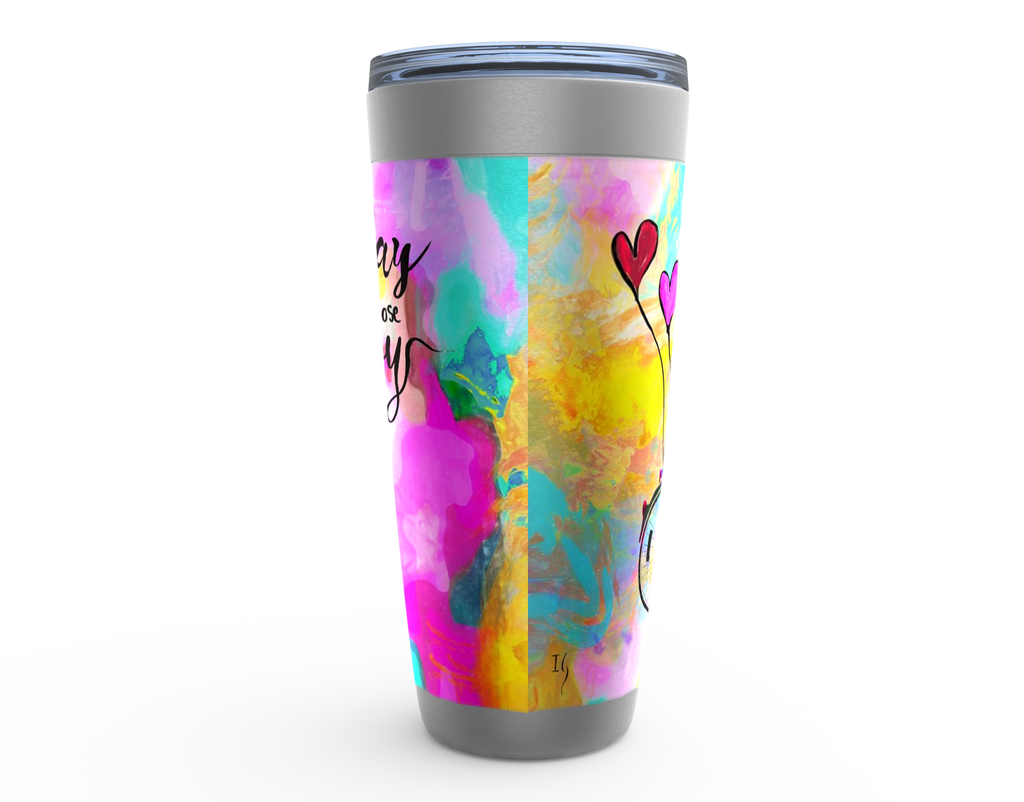 TODAY I CHOOSE JOY Stainless Steel Tumbler - ivanguaderramaonlinestores